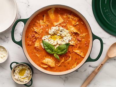 Soupe crémeuse de lasagnes alla vodka