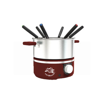 Appareil à fondue rouge Meuuuuh Piment Little Balance