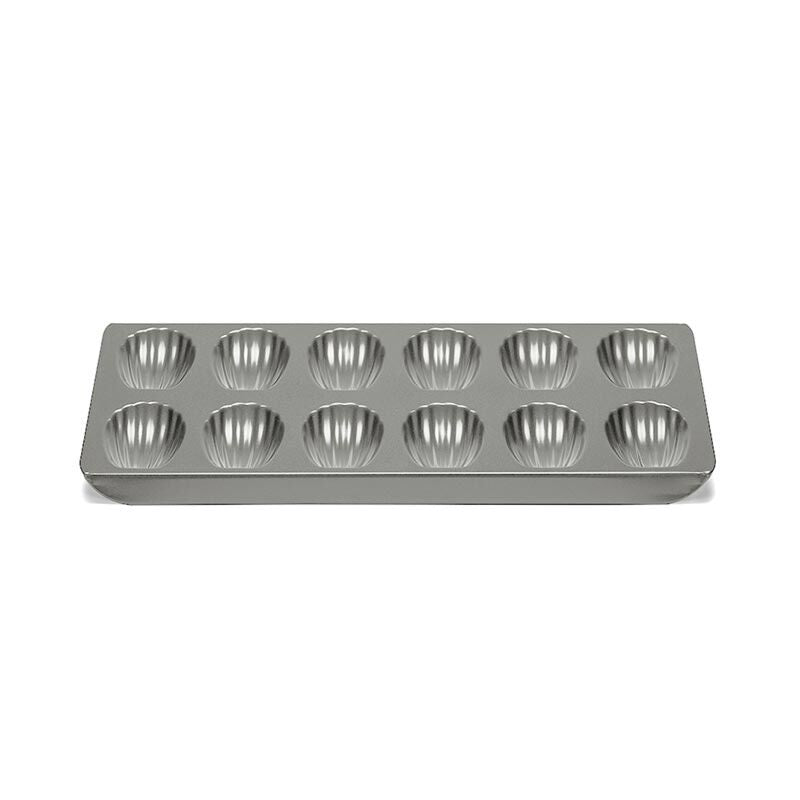 Moule acier revêtu 12 madeleines