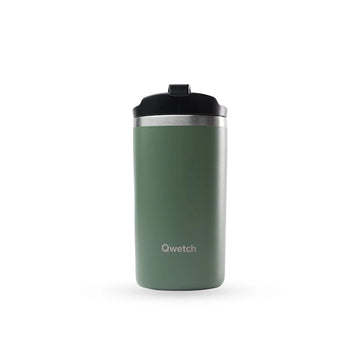 Gobelet isotherme inox 350 ml Kaki mat Qwetch