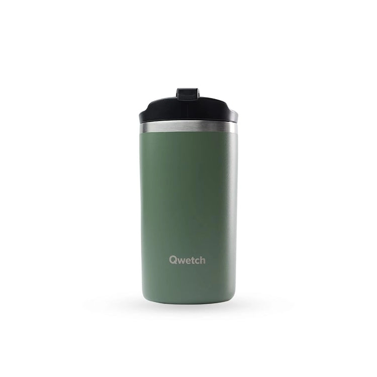 Gobelet isotherme inox 350 ml Kaki mat Qwetch