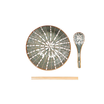 Set Poke Bowl Penjab Brun Ensemble de Vaisselle de Table Table Passion
