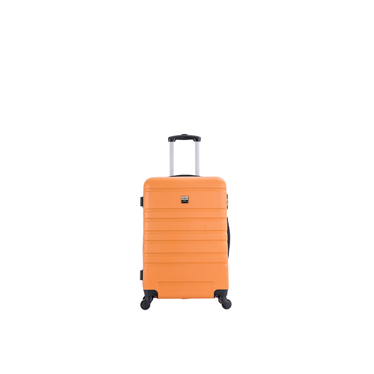 Valise cabine 4 roues ABS Orange France bag
