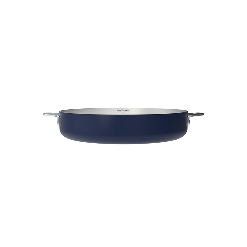 Poêle en inox 28 cm myrtille La Merveilleuse Cookut