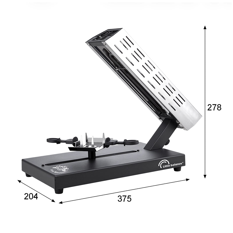 Appareil à raclette traditionnel savoyarde 1/4 meule Meuuuh Little Balance