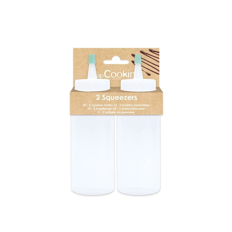 Lot de 2 flacons squeezers ScrapCooking