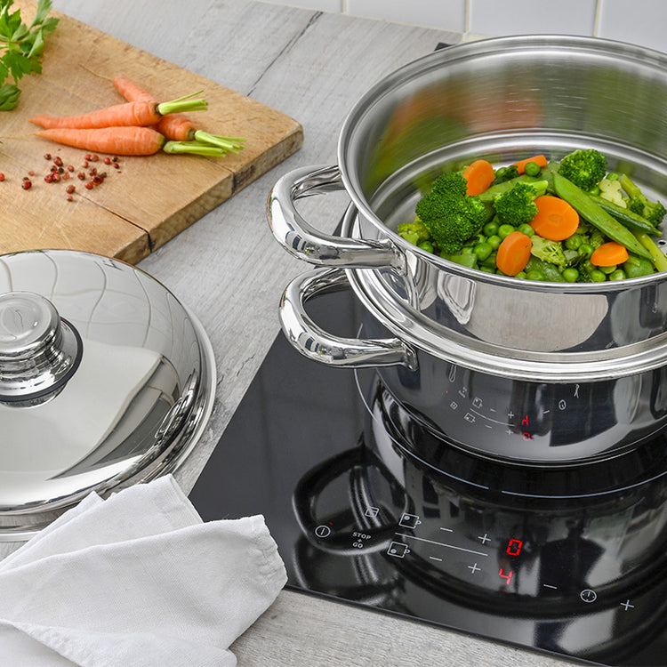 Combiné Cuit Vapeur en Inox 24 Cm 9.5 L Artame