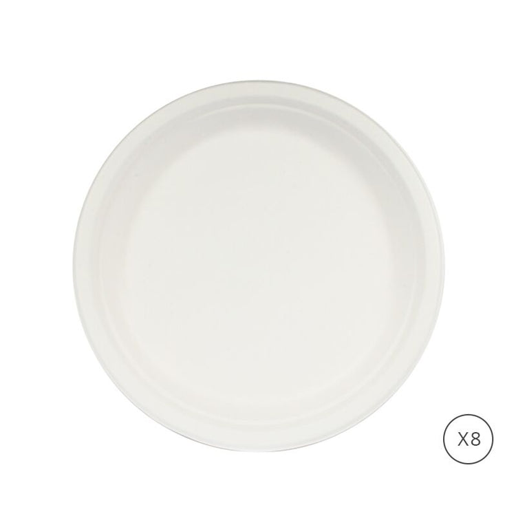 Assiette biodégradable 26cm x8