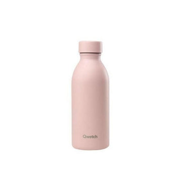 Bouteille isotherme inox 350 ml Rose pastel Icon Qwetch