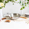 Wok en inox 28 cm Casteline Cristel