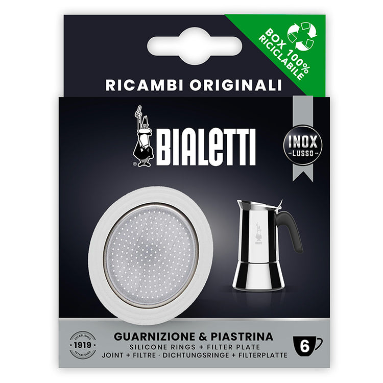 Joint et filtre pour cafetière 6 tasses Vénus Bialetti