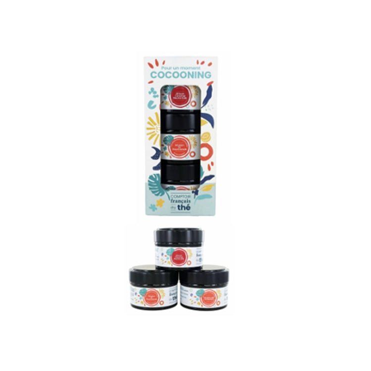Coffret de 3 infusions de 25g Pour un moment de bien-être Comptoir Français du Thé