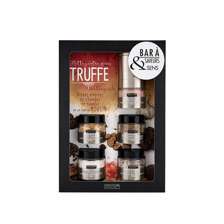 Bar à truffe coffret 5 préparations à la truffe blanche d’été Savor & Sens