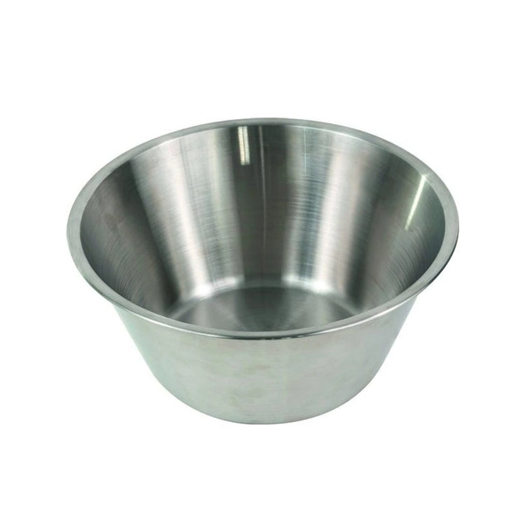 Bassine fond plat inox 28 cm Gris Gobel