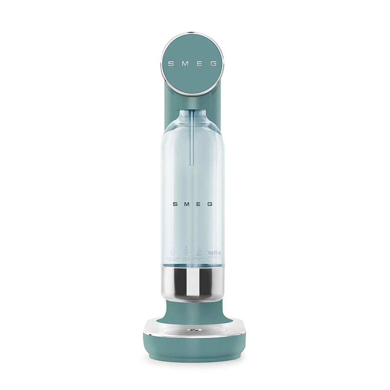 Machine à eau gazeuse Vert Émeraude Collezione Smeg