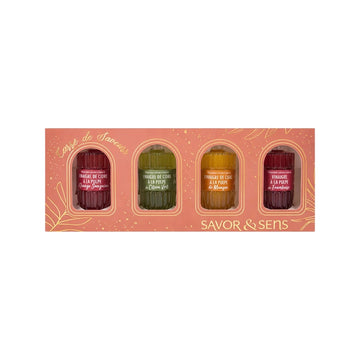 Coffret 4 vinaigres gastronomique Savor Creation