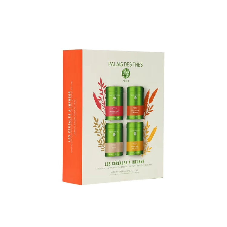 Coffret 4 mini céréales à infuser bio sans théine 180 g Palais des Thés