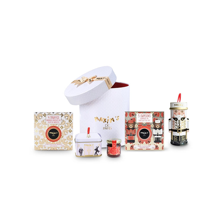 Coffret douceurs de Noël Blanc Maxim’s Sapp