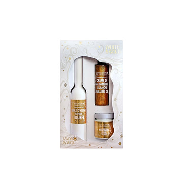 Coffret white and gold épicerie fine artisanale Savor Creation