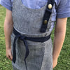 Tablier en coton pour enfant Raye Marine Les Tabliers de Julie Andrieu