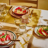 Assiette à dessert en porcelaine 20,3 cm vert Mykonos Pomax