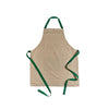 Tablier en lin pour homme Lin Vert sans boutons pression Les Tabliers de Julie Andrieu