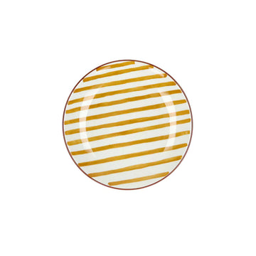 Assiette à dessert en porcelaine 20,3 cm jaune Mykonos Pomax