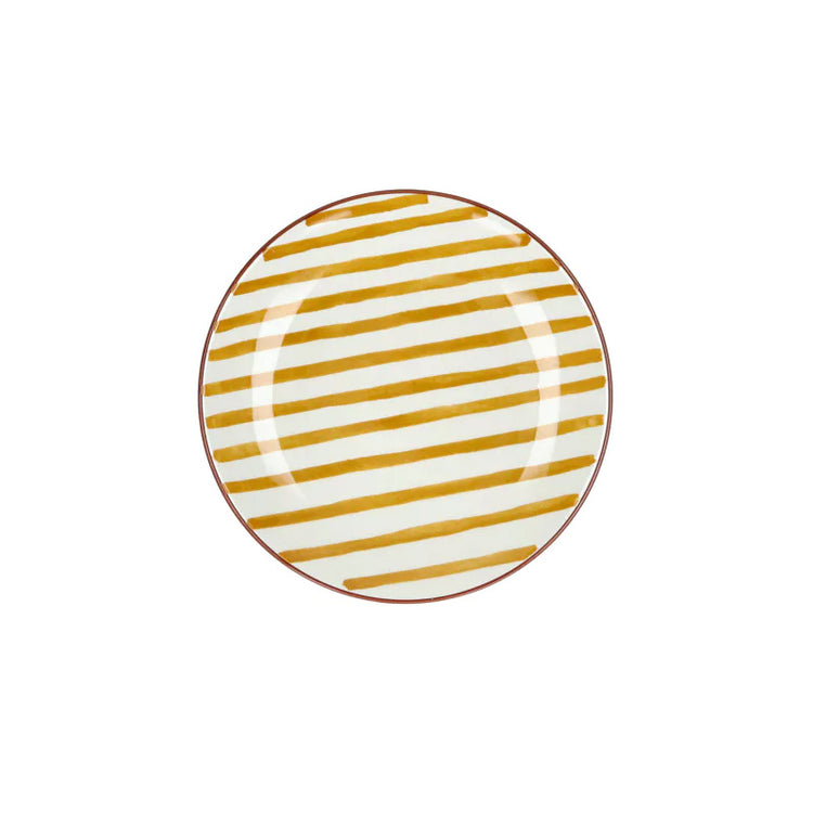 Assiette à dessert en porcelaine 20,3 cm jaune Mykonos Pomax