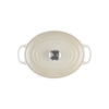 Cocotte ovale en fonte émaillée de 29 cm meringue Le Creuset