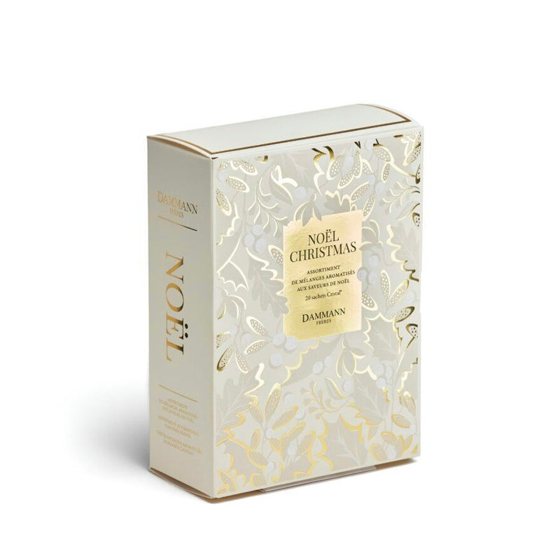 Coffret de 20 sachets de thés & infusions de Noël Dammann