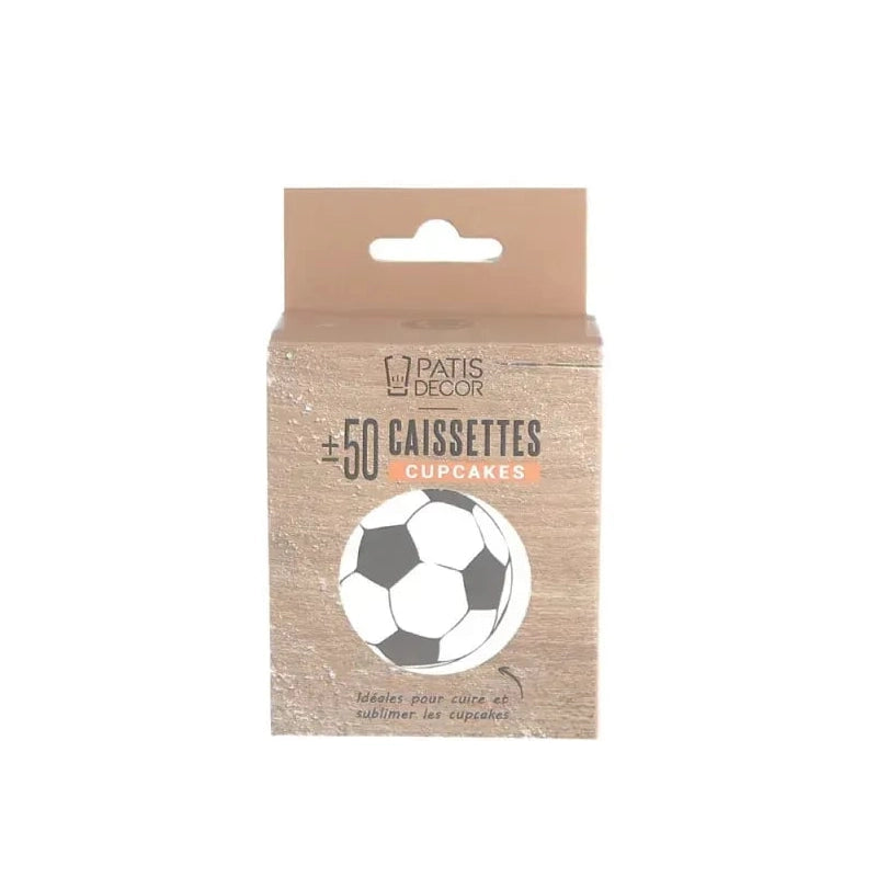 Caissettes Foot 50 Pièces Patisdecor