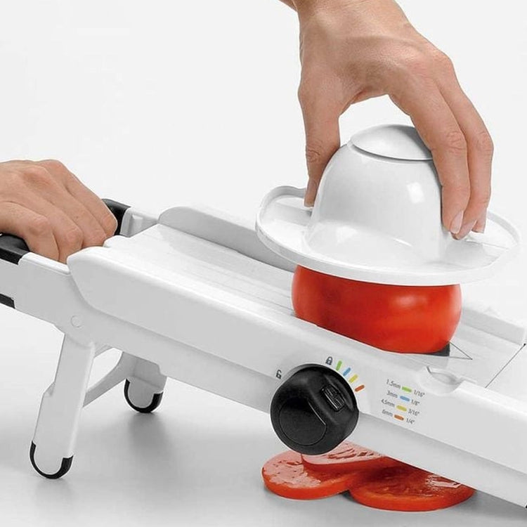 Mandoline lame en V interchangeable acier inoxydable Blanc Oxo Emile & Co