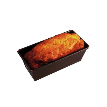 Moule à cake antiadhésif acier 21x9x7 cm Marron Tellier Gobel & Cie