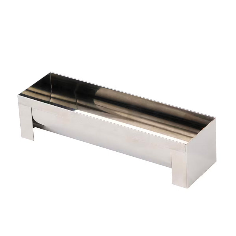 Gouttière à bûche inox démontable 30cm Gobel