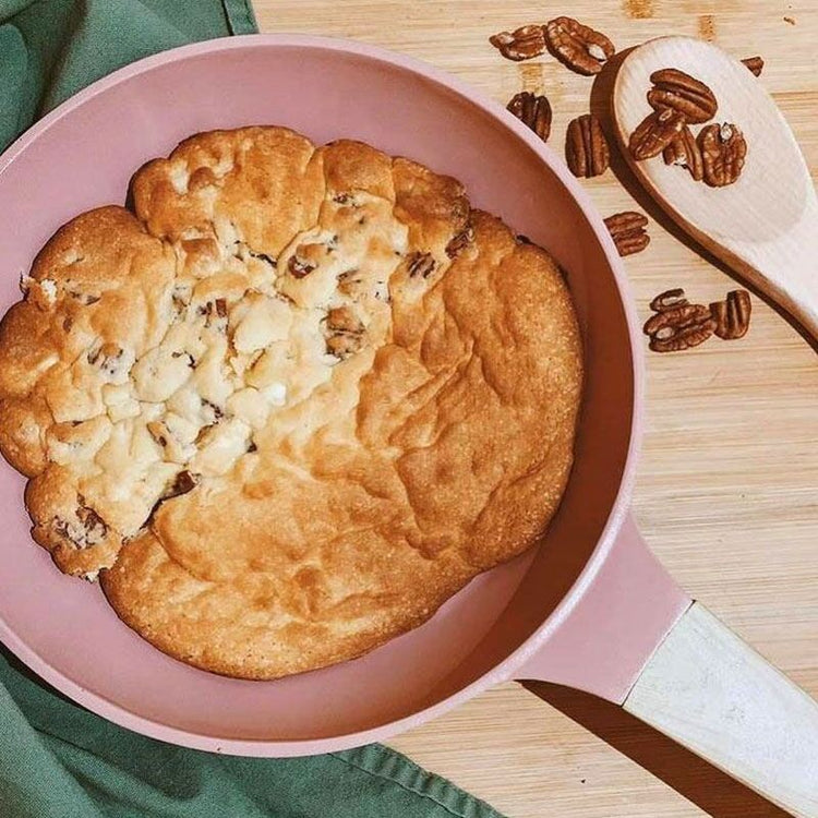 Poêle anti-adhésive en métal 24 cm rose L'Incroyable Cookut