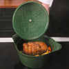 Cocotte personnalisable en métal 24 cm fougère L'Incroyable Cookut