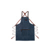 Tablier N°547 cuir toile waxée marine Alaskan Maker