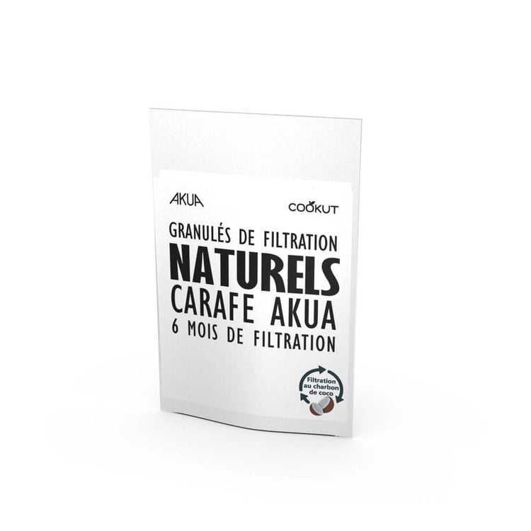 Recharge granulés charbon actif de coco pour carafe filtrante Cookut