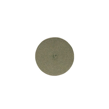 Set de table rond tissé 36cm Vert Fine Dining & Living Salt & Pepper