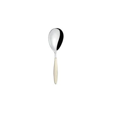Cuillère à riz en acier inoxydable de 25 cm crème Feeling Guzzini