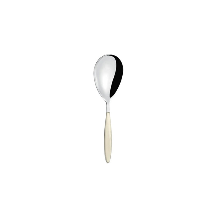 Cuillère à riz en acier inoxydable de 25 cm crème Feeling Guzzini
