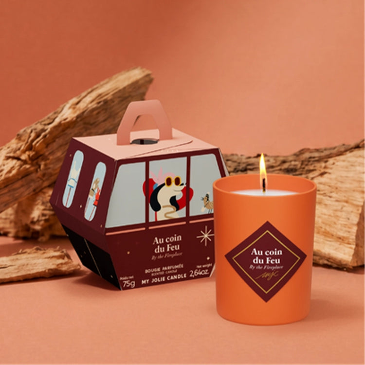Télécabine au coin du feu bougie parfumée cire végétale 75 g My Jolie Candle