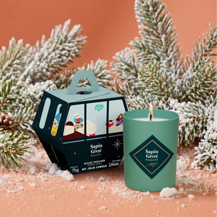Télécabine sapin givré parfum d’intérieur My Jolie Candle