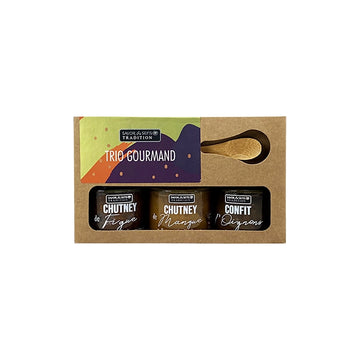 Coffret trio tartinables spécial 3x100 g Savor Creation