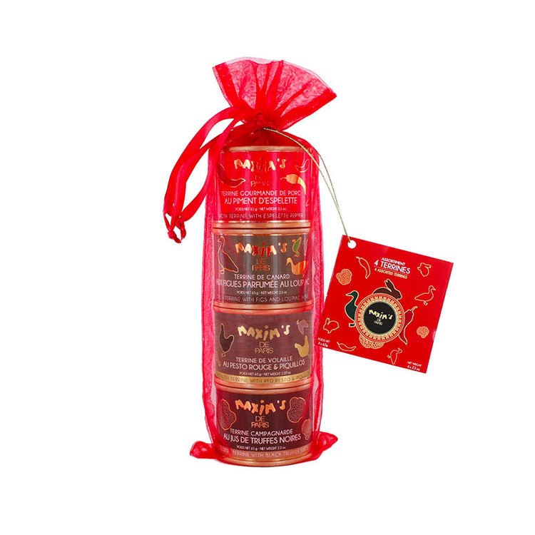 Coffret de 4 terrines assorties Maxim's