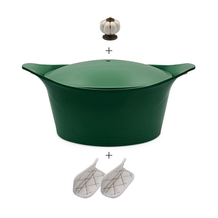 Cocotte personnalisable en métal 28 cm fougère L'Incroyable Cookut