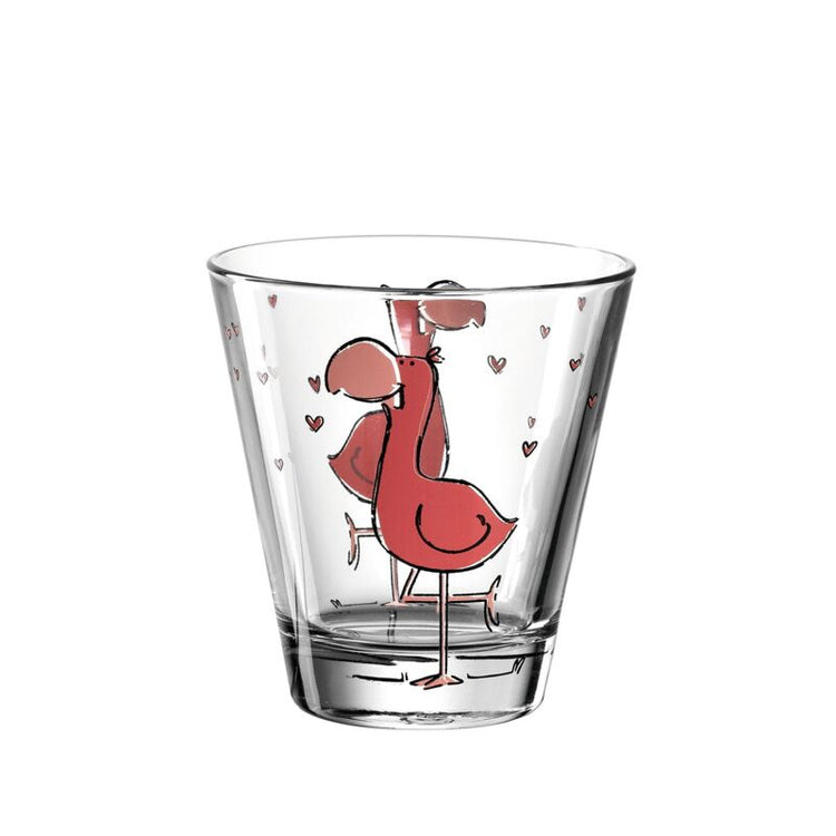 Verre enfant Teqton motif flamant 21 cl Bambini Leonardo