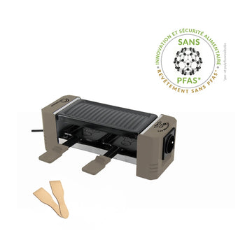 Appareil à raclette pour 2 Muscade Happy Connect Meuuuh Little Balance