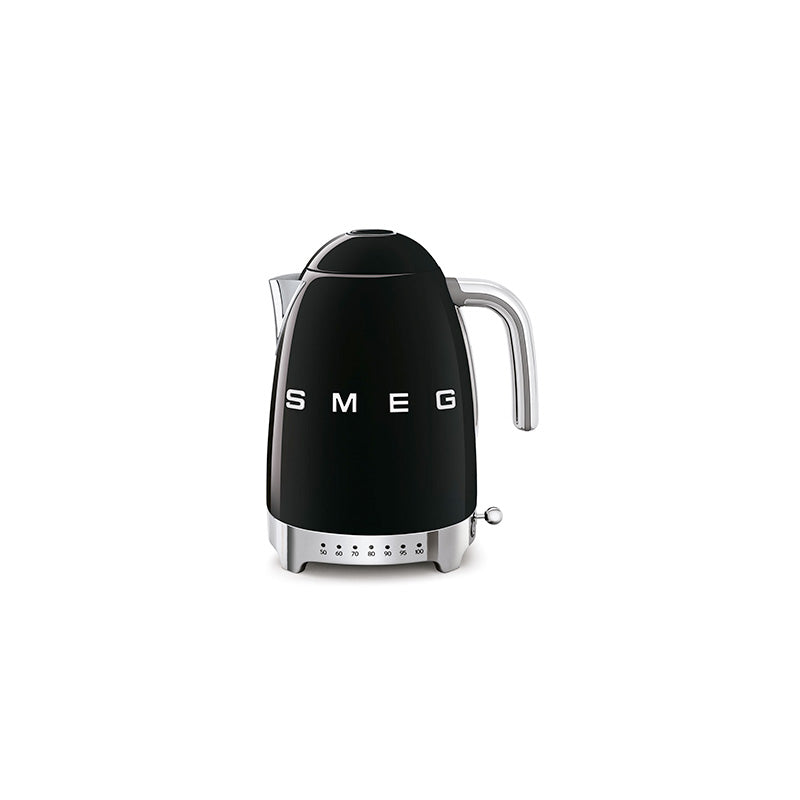 Bouilloire à température réglable Noir Années 50 Smeg