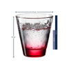Coffret 6 gobelets Teqton conique 215 ml Multicolore Optic Colori Leonardo